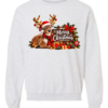 Cozy Reindeer Merry Christmas - Ash Mockup Cozy Reindeer Merry Christmas crewneck sweatshirt in ash