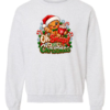 Oh Snap Gingerbread Christmas - Ash Mockup Oh Snap Gingerbread Christmas crewneck sweatshirt in ash