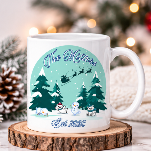 Personalized Name Christmas Mug Personalized Name Christmas Mug