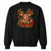 scp-reindeer-black-tag-free Festive Reindeer Merry Christmas Crewneck Sweatshirt in black